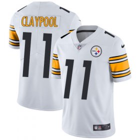 Wholesale Cheap Nike Steelers #11 Chase Claypool White Men\'s Stitched NFL Vapor Untouchable Limited Jersey