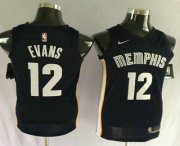 Wholesale Cheap Men's Memphis Grizzlies #12 Tyreke Evans New Navy Blue 2017-2018 Nike Swingman Stitched NBA Jersey
