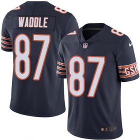 Wholesale Cheap Nike Bears #87 Tom Waddle Navy Blue Team Color Men\'s Stitched NFL Vapor Untouchable Limited Jersey