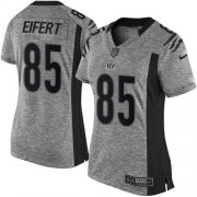 Wholesale Cheap Nike Bengals #85 Tyler Eifert Gray Women's Stitched NFL Limited Gridiron Gray Jersey