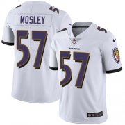 Wholesale Cheap Nike Ravens #57 C.J. Mosley White Youth Stitched NFL Vapor Untouchable Limited Jersey