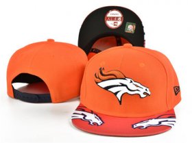 Wholesale Cheap Broncos Fresh Logo Orange Adjustable Hat SF
