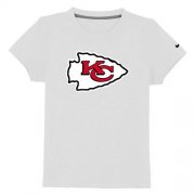 Wholesale Cheap Kansas City Chiefs Sideline Legend Authentic Logo Youth T-Shirt White