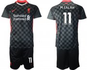 Wholesale Cheap Men 2020-2021 club Liverpool Second away 11 black Soccer Jerseys