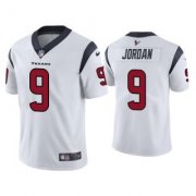 Wholesale Cheap Men's White Houston Texans #9 Brevin Jordan Vapor Untouchable Limited Stitched Jersey