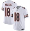Cheap Youth Chicago Bears #18 Caleb Williams White 2024 Draft Vapor Football Stitched Jersey