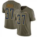 Wholesale Cheap Nike Chargers #37 Jahleel Addae Olive Men's Stitched NFL Limited 2017 Salute To Service Jersey