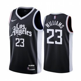 Wholesale Cheap Nike Clippers #23 Lou Williams Black NBA Swingman 2020-21 City Edition Jersey