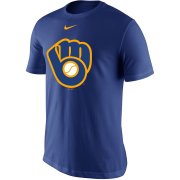 Wholesale Cheap Milwaukee Brewers Nike Legend Primary Logo Performance T-Shirt Royal