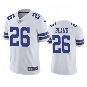 Men\'s Dallas Cowboys #26 DaRon Bland White Vapor Untouchable Limited Stitched Football Game Jersey