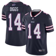 Wholesale Cheap Nike Bills #14 Stefon Diggs Navy Youth Stitched NFL Limited Inverted Legend Jersey