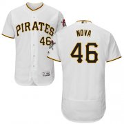 Wholesale Cheap Pirates #46 Ivan Nova White Flexbase Authentic Collection Stitched MLB Jersey