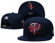 Wholesale Cheap Minnesota Twins Stitched Snapback Hats 005