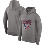 Wholesale Cheap Houston Texans Nike Sideline Property Of Performance Pullover Hoodie Gray