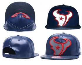 Wholesale Cheap NFL Houston Texans Team Logo Navy Reflective Adjustable Hat Q12