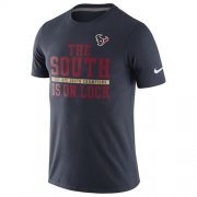 Wholesale Cheap Houston Texans Nike 2015 AFC South Division Champions T-Shirt Navy