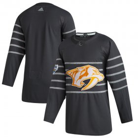 Wholesale Cheap Men\'s Nashville Predators Adidas Gray 2020 NHL All-Star Game Authentic Jersey