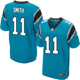 Wholesale Cheap Nike Panthers #11 Torrey Smith Blue Alternate Men\'s Stitched NFL Elite Jersey