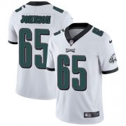 Wholesale Cheap Nike Eagles #65 Lane Johnson White Men's Stitched NFL Vapor Untouchable Limited Jersey