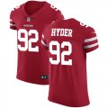 Wholesale Cheap Nike 49ers #92 Kerry Hyder Red Team Color Men's Stitched NFL Vapor Untouchable Elite Jersey