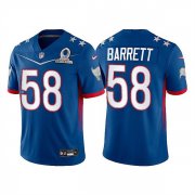 Wholesale Cheap Men's Tampa Bay Buccaneers #58 Shaquil Barrett 2022 Royal NFC Pro Bowl Stitched Jersey