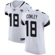 Wholesale Cheap Nike Jaguars #18 Chris Conley White Men's Stitched NFL Vapor Untouchable Elite Jersey