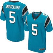 Wholesale Cheap Nike Panthers #5 Teddy Bridgewater Blue Alternate Men's Stitched NFL New Elite Jersey
