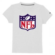 Wholesale Cheap NFL Logo Youth T-Shirt White