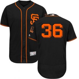 Wholesale Cheap Giants #36 Gaylord Perry Black Flexbase Authentic Collection Alternate Stitched MLB Jersey