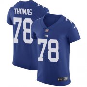 Wholesale Cheap Nike Giants #78 Andrew Thomas Royal Blue Team Color Men's Stitched NFL Vapor Untouchable Elite Jersey