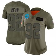 Wholesale Cheap Nike Panthers #92 Zach Kerr Camo Women's Stitched NFL Limited 2019 Salute to Service Jersey