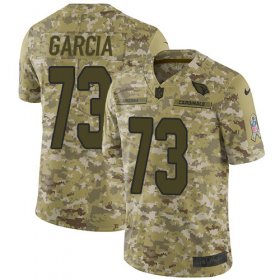 Wholesale Cheap Nike Cardinals #73 Max Garcia Camo Men\'s Stitched NFL Limited 2018 Salute To Service Jersey