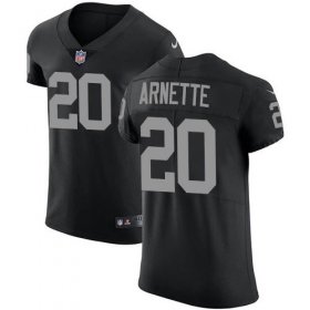 Wholesale Cheap Nike Raiders #20 Damon Arnette Black Team Color Men\'s Stitched NFL Vapor Untouchable Elite Jersey