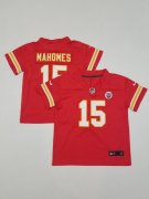 Wholesale Cheap Toddler Kansas City Chiefs #15 Patrick Mahomes Limited Red Vapor Jersey
