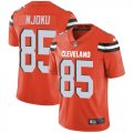 Wholesale Cheap Nike Browns #85 David Njoku Orange Alternate Men's Stitched NFL Vapor Untouchable Limited Jersey