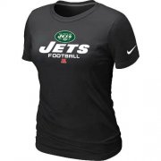 Wholesale Cheap Women's Nike New York Jets Critical Victory NFL T-Shirt Black