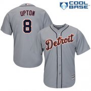 Wholesale Cheap Tigers #8 Justin Upton Grey Cool Base Stitched Youth MLB Jersey