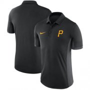 Wholesale Cheap Men's Pittsburgh Pirates Nike Black Franchise Polo