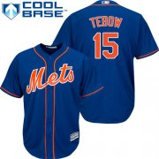 Wholesale Cheap Mets #15 Tim Tebow Blue Alternate Cool Base Stitched Youth MLB Jersey