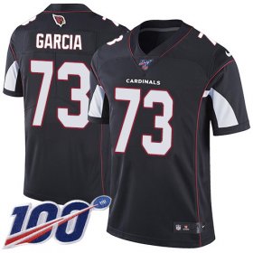 Wholesale Cheap Nike Cardinals #73 Max Garcia Black Alternate Men\'s Stitched NFL 100th Season Vapor Limited Jersey