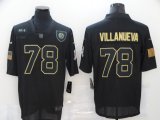 Wholesale Cheap Men's Pittsburgh Steelers #78 Alejandro Villanueva Black 2020 Salute To Service Stitched NFL Nike Limited Jersey