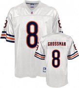 Wholesale Cheap Bears #8 Rex Grossman White Stitched NFL Jersey