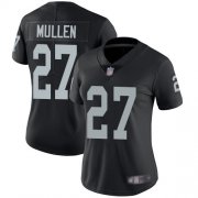 Wholesale Cheap Nike Raiders #27 Trayvon Mullen Black Team Color Women's Stitched NFL Vapor Untouchable Limited Jersey