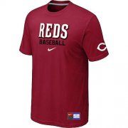 Wholesale Cheap Cincinnati Reds Nike Short Sleeve Practice MLB T-Shirt Red