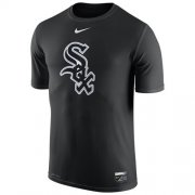 Wholesale Cheap Chicago White Sox Nike Authentic Collection Legend Logo 1.5 Performance T-Shirt Black