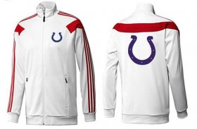 Wholesale Cheap NFL Indianapolis Colts Team Logo Jacket White