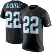 Wholesale Cheap Carolina Panthers #22 Christian McCaffrey Nike Player Pride Name & Number T-Shirt Black