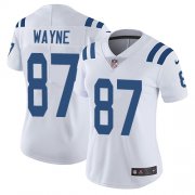 Wholesale Cheap Nike Colts #87 Reggie Wayne White Women's Stitched NFL Vapor Untouchable Limited Jersey