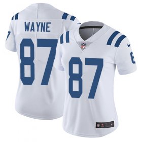 Wholesale Cheap Nike Colts #87 Reggie Wayne White Women\'s Stitched NFL Vapor Untouchable Limited Jersey