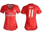 Wholesale Cheap Women's Real Madrid #11 Bale Third Soccer Club Jersey